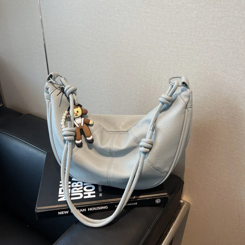 Yalu PU Portable Crossbody Bag, Shoulder Bag Regular Women's Black/Ecru/Yellow/Pink/Blue-27