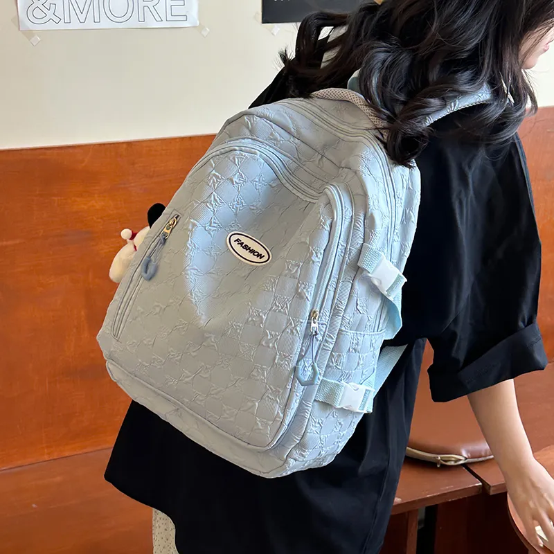 Yalu Nylon Backpack Regular Unisex Multicolor-4