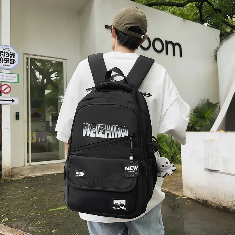 Yalu Nylon Backpack Unisex Multicolor-10