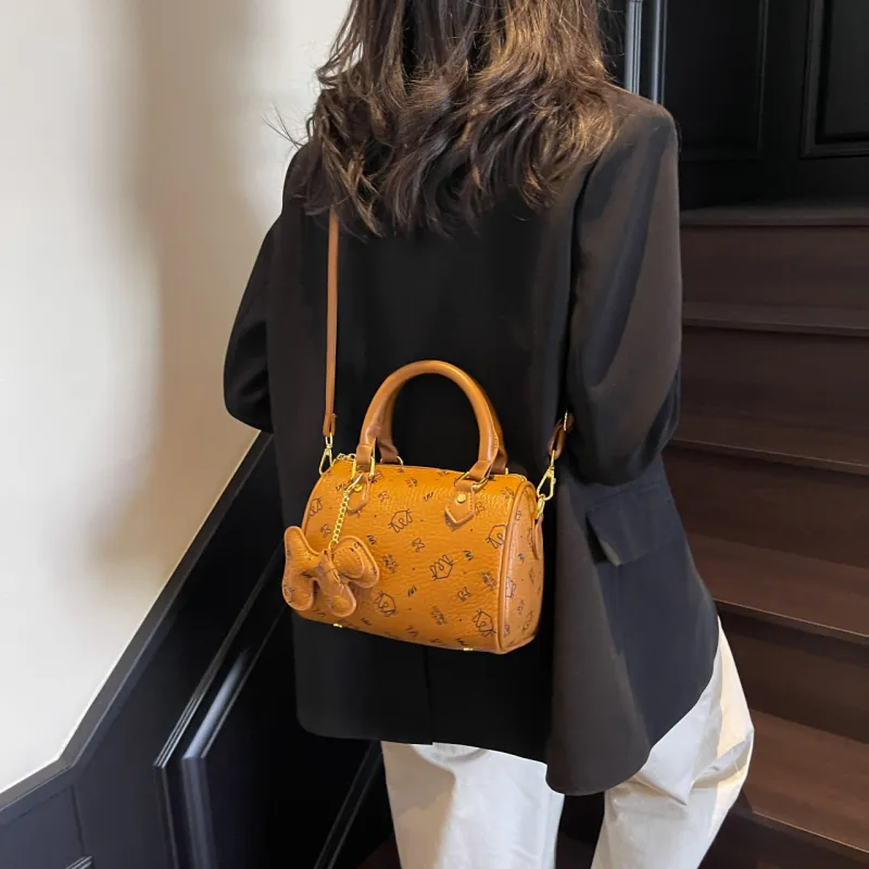 Yalu PU Shoulder Bag, Crossbody Bag, Handbag Women's Black/Khaki/Brown/Pink-16