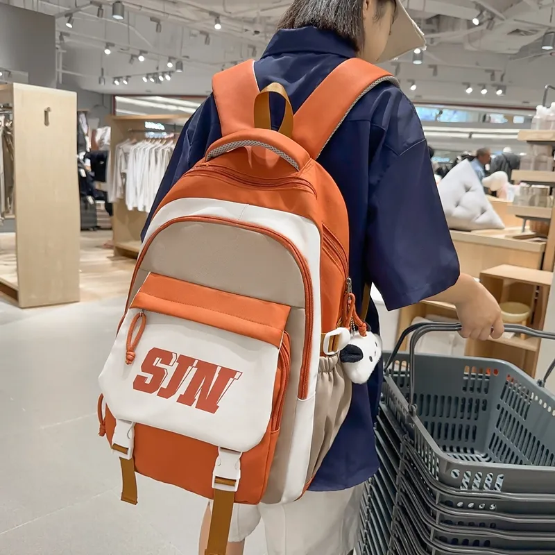 Yalu Nylon Travel Bag Backpack Regular Unisex Multicolor-4