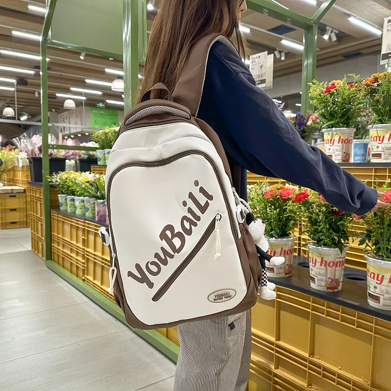 Yalu Nylon Backpacks Regular Unisex Multicolor-15