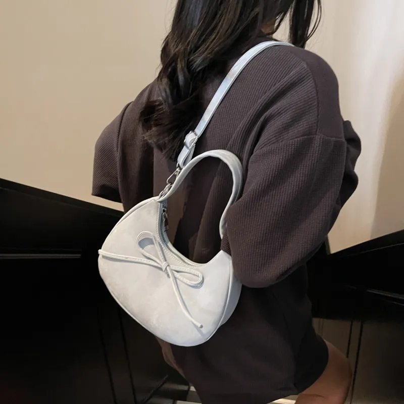 Yalu PU Shoulder Bag, Crossbody Bag, Handbag Regular Women's Black/Pink/Ecru/Silver/Blue-32