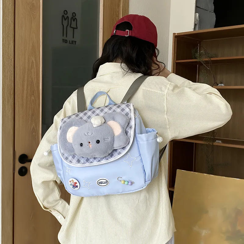 Yalu Nylon Backpack Women's Multicolor-21