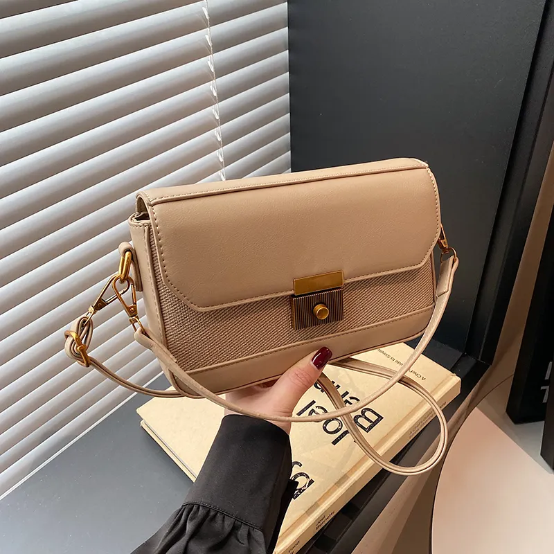 Yalu PU Shoulder Bag, Crossbody Bag Regular Women's Black/White/Brown/Gray/Khaki/Green-30