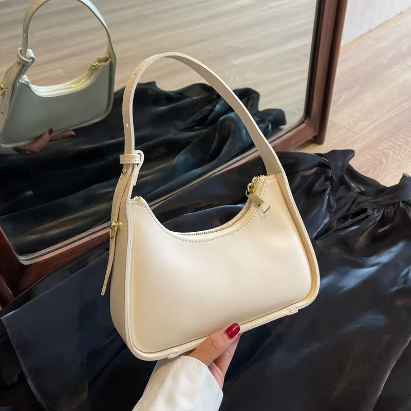 Yalu PU Handbag Regular Women's White/Black-1