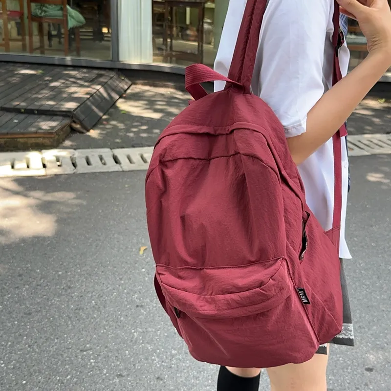Yalu Nylon Backpack Unisex Multicolor-26