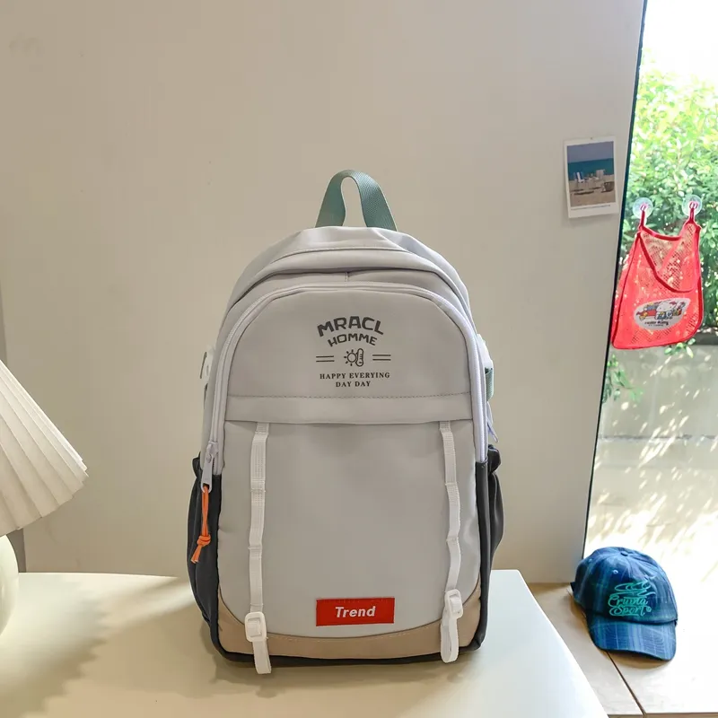 Yalu Nylon Backpack Unisex Multicolor-6