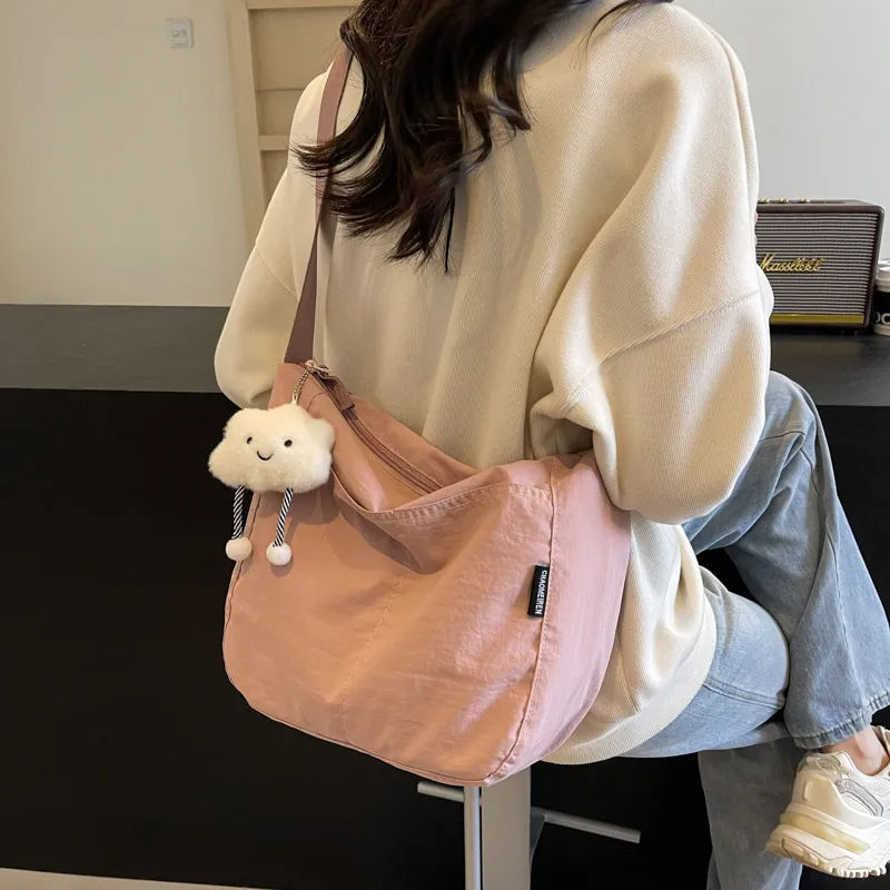 Yalu PU Shoulder Bag, Crossbody Bag Regular Women's Black/Ecru/Green/Pink-20
