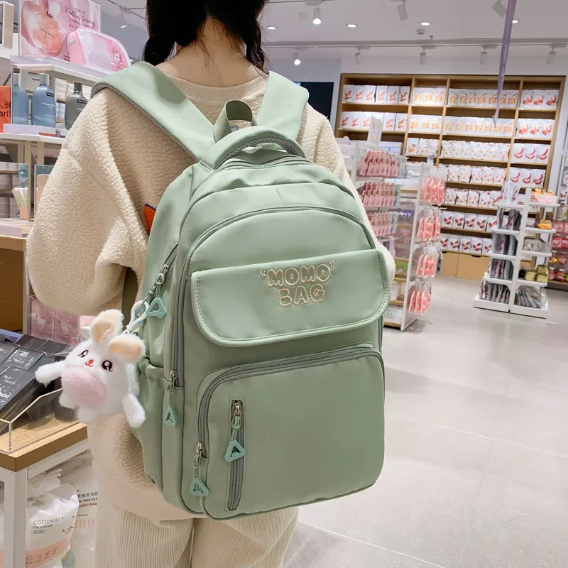Yalu Nylon Backpack Unisex Multicolor-5