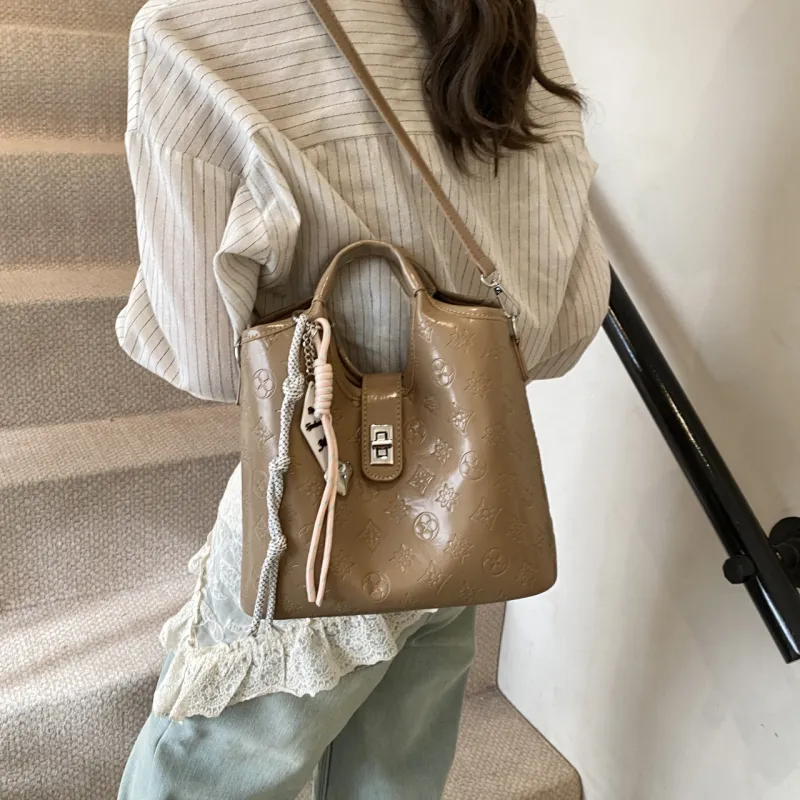 Yalu PU Bucket Bag Handbag Women's Multicolor-10