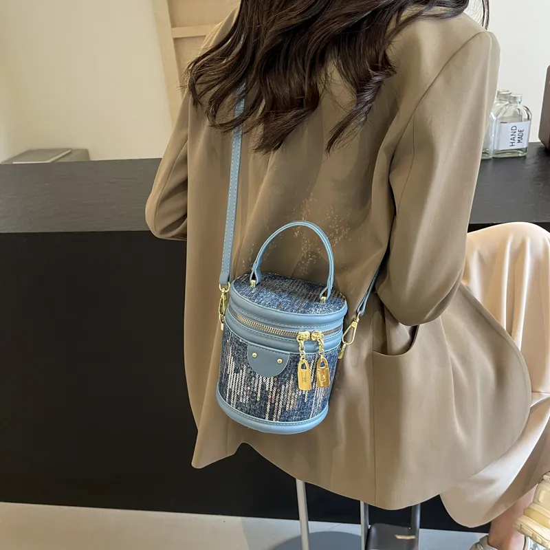 Yalu PU Shoulder Bag, Handbag Regular Women's White/Black/Blue-18