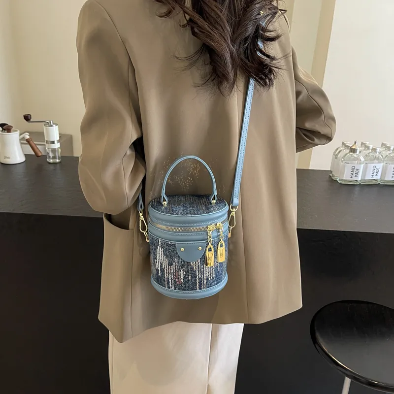 Yalu PU Shoulder Bag, Handbag Regular Women's White/Black/Blue-19