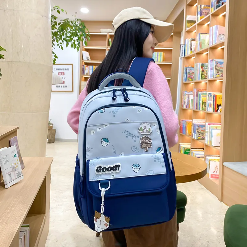 Yalu Nylon Backpack Regular Unisex Multicolor-17