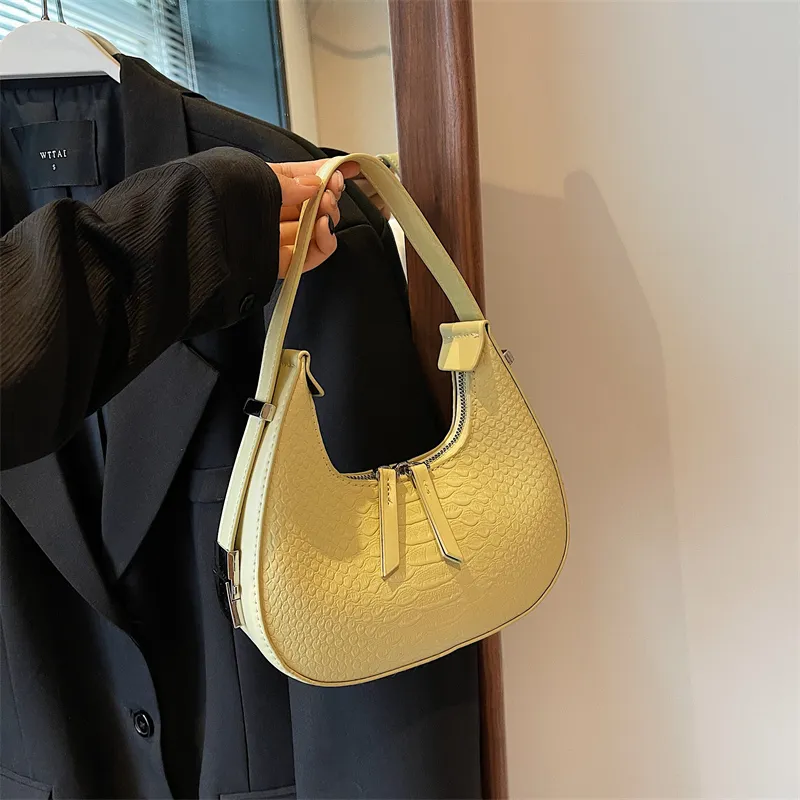 Yalu PU Handbag Regular Women's Ecru/Black/Yellow/Khaki/Brown-12