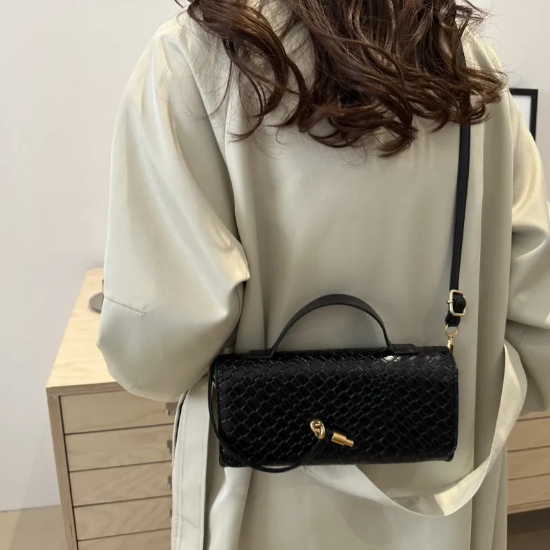 Yalu PU Shoulder Bag, Crossbody Bag, Handbag Regular Women's White/Black/Red-12