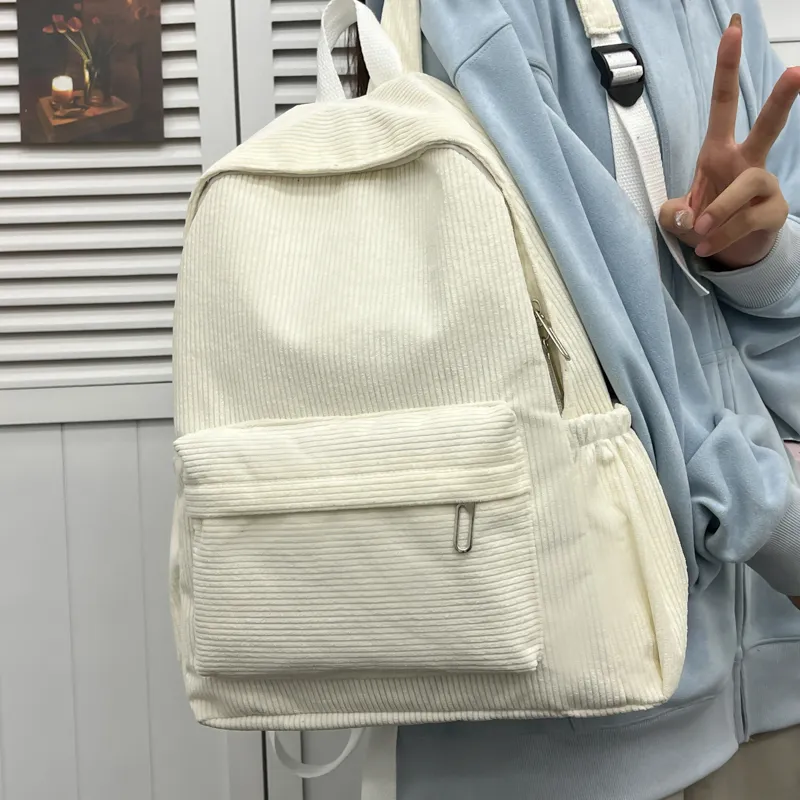 Yalu Corduroy Backpack Women's Multicolor-25