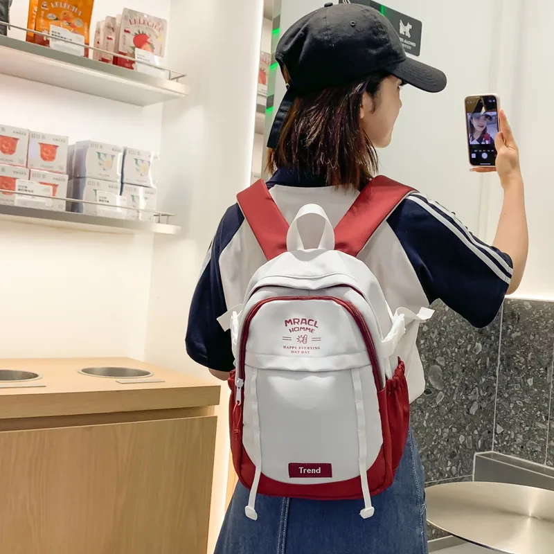Yalu Nylon Backpack Unisex Multicolor-11