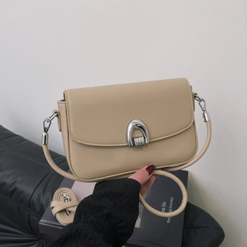 Yalu PU Crossbody Bag Shoulder Bag Regular Women's Black/White/Pink/Brown/Khaki-21