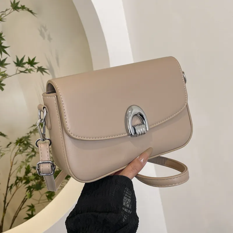 Yalu PU Crossbody Bag Shoulder Bag Regular Women's Black/White/Pink/Brown/Khaki-22
