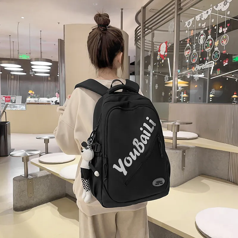 Yalu Nylon Backpacks Regular Unisex Multicolor-1