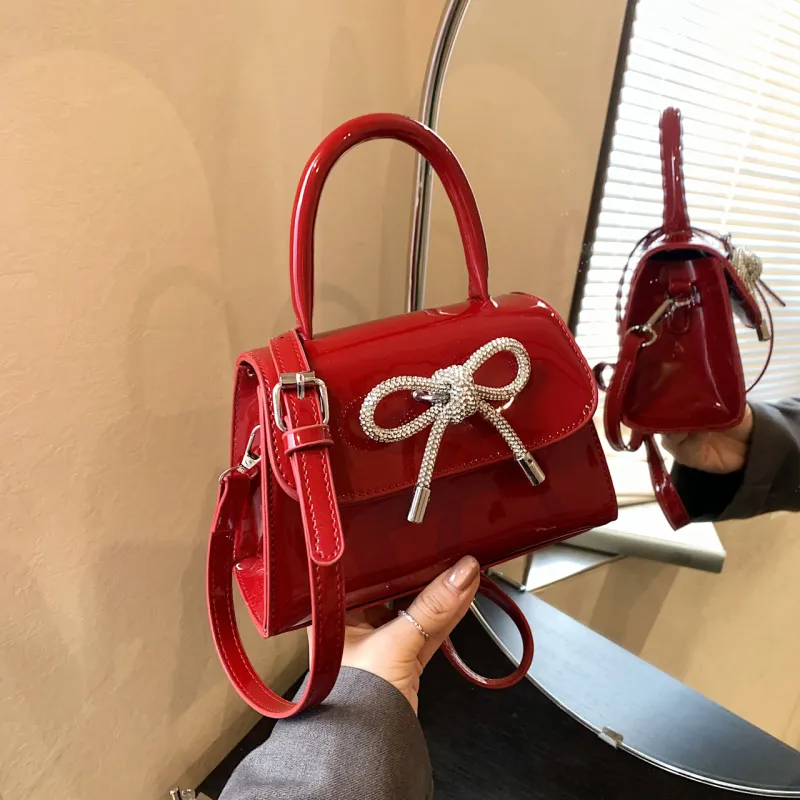 Yalu PU Handbag Regular Women's White/Red/Brown/Black/Silver-13
