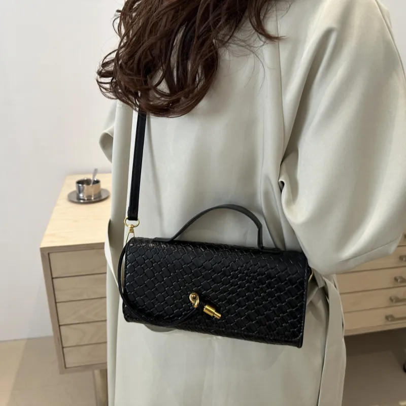 Yalu PU Shoulder Bag, Crossbody Bag, Handbag Regular Women's White/Black/Red-11