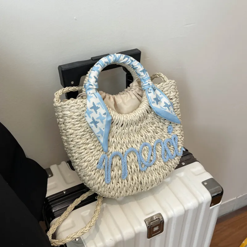 Yalu Woven Handbag Women's Orange/Yellow/Pink/Blue-21