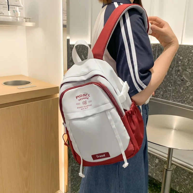 Yalu Nylon Backpack Unisex Multicolor-13