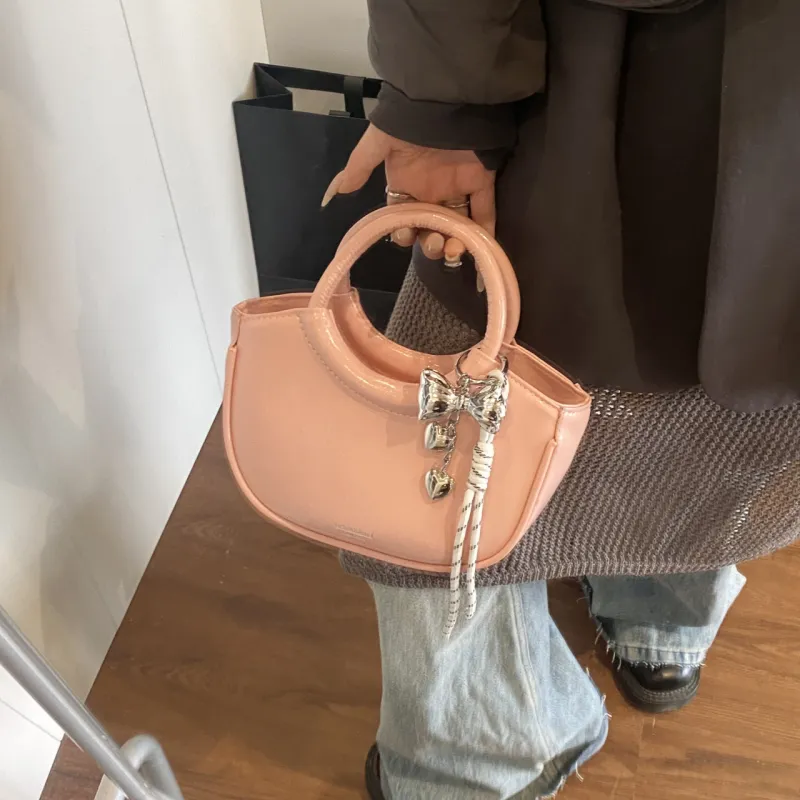Yalu PU Shoulder Bag, Crossbody Bag, Handbag Regular Women's Silver/Black/Pink/Blue/White-19
