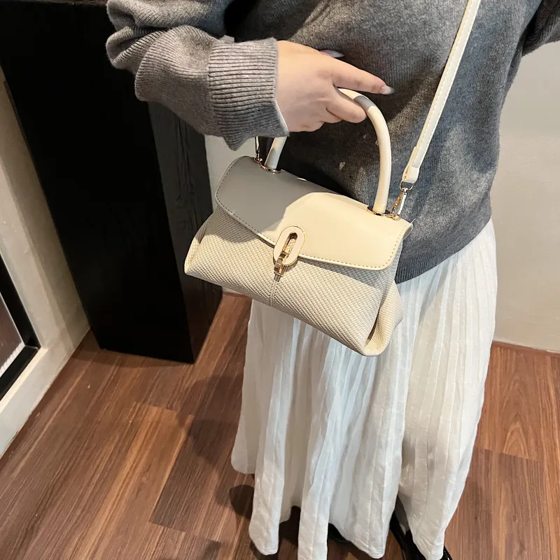 Yalu PU Handbag, Shoulder Bag, Crossbody Bag Regular Women's Black/Blue/Khaki/White-24