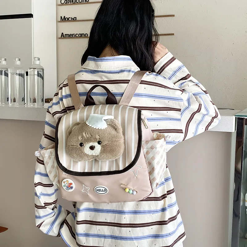 Yalu Nylon Backpack Women's Multicolor-29