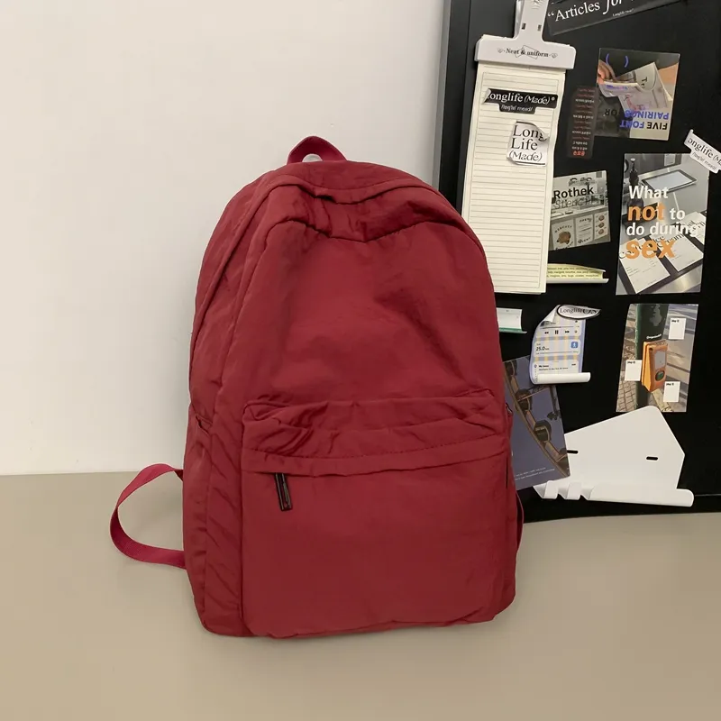 Yalu Nylon Backpack Unisex Multicolor-27
