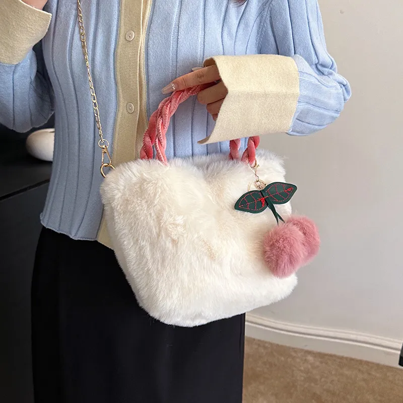 Yalu Plush Handbag Women's Multicolor-3