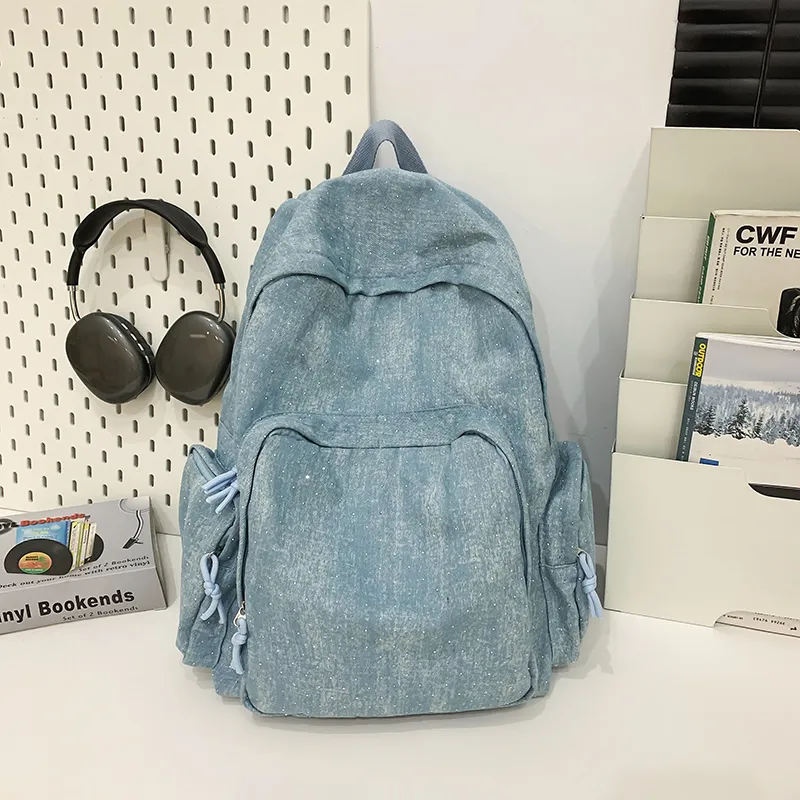 Yalu Denim Backpack Unisex Multicolor-8