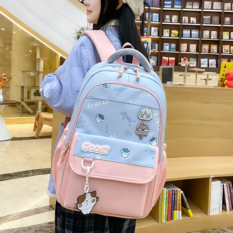Yalu Nylon Backpack Regular Unisex Multicolor-6