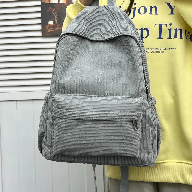 Yalu Corduroy Backpack Women's Multicolor-16
