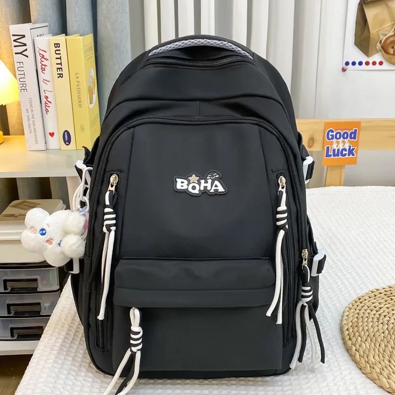 Yalu Nylon Backpack Unisex Multicolor-30