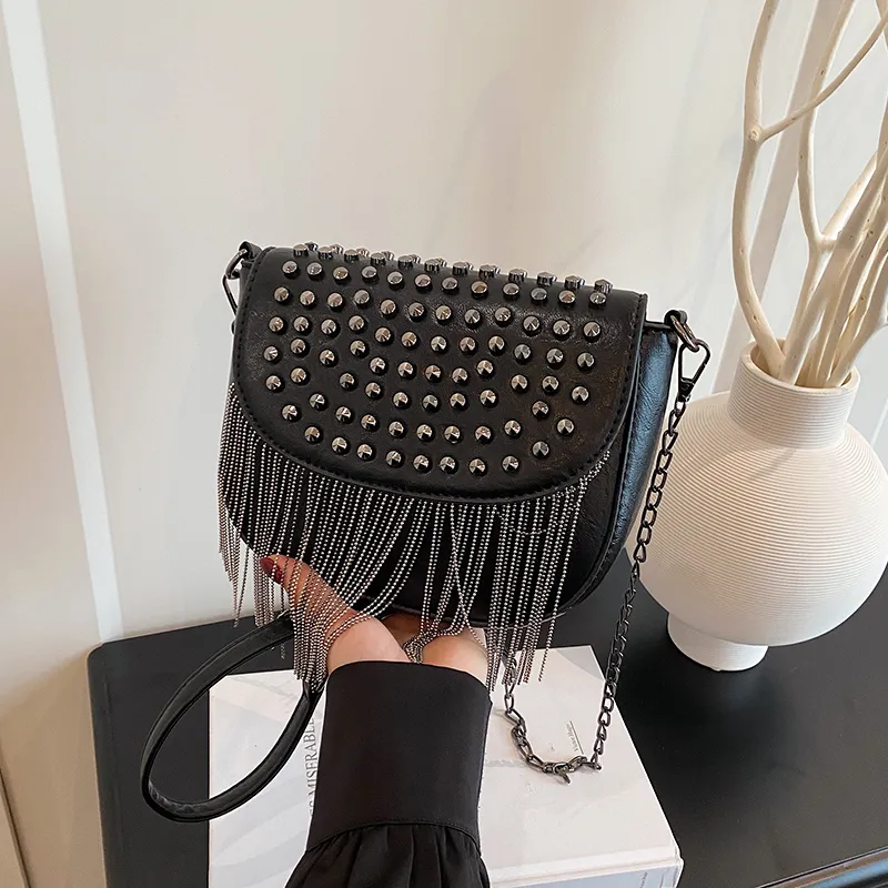 Yalu PU Crossbody Bag, Shoulder Bag Women's Black/White/Coffee/Silver-3