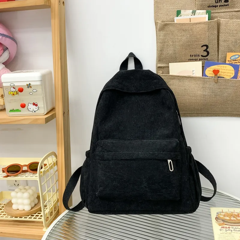 Yalu Corduroy Backpack Women's Multicolor-13