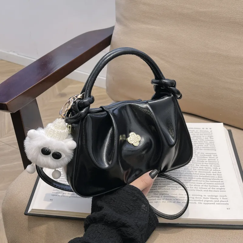 Yalu PU Handbag Regular Women's White/Brown/Black-18