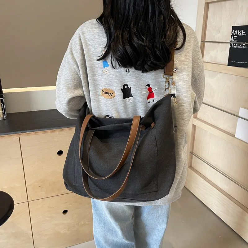 Yalu Canvas Bag, Tote Bag, Shoulder Bag Regular Women's Multicolor-17