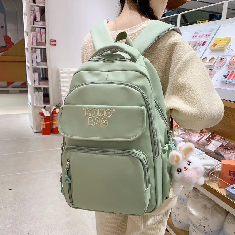 Yalu Nylon Backpack Unisex Multicolor-2