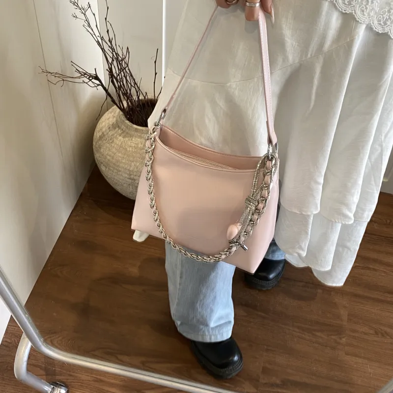 Yalu PU Portable Crossbody Bag, Shoulder Bag Regular Women's White/Silver/Black/Pink-23