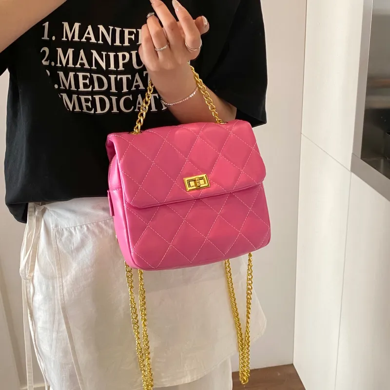 Yalu PU Shoulder Bag Backpack Regular Women's Black/Pink/Green/White-16