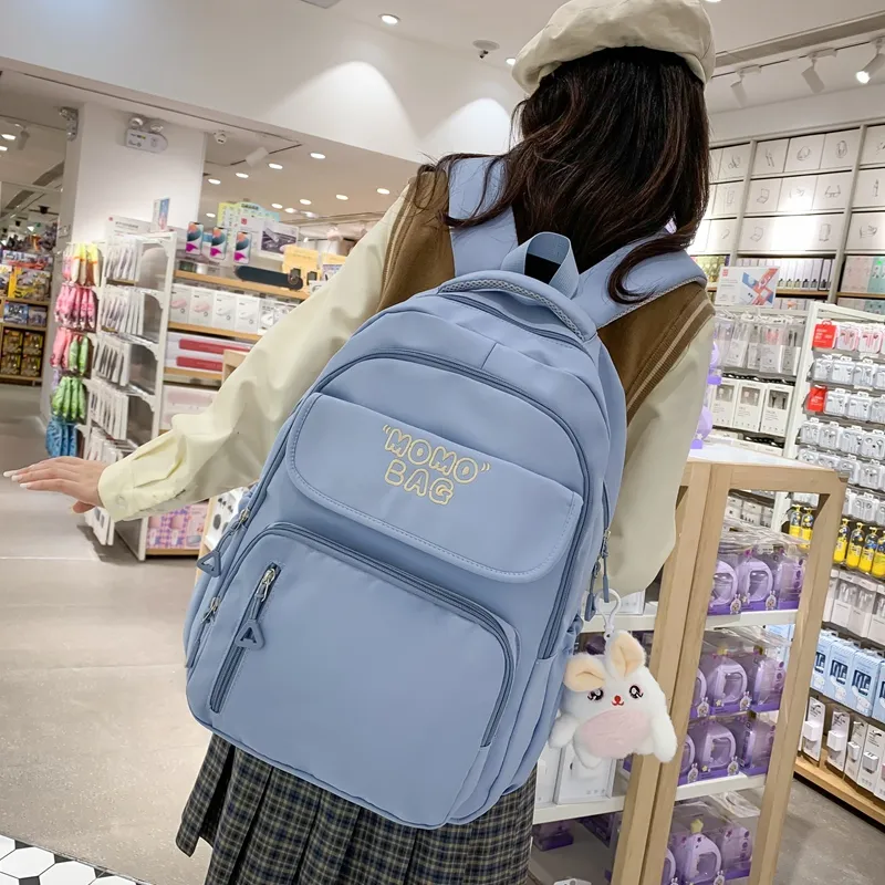 Yalu Nylon Backpack Unisex Multicolor-13