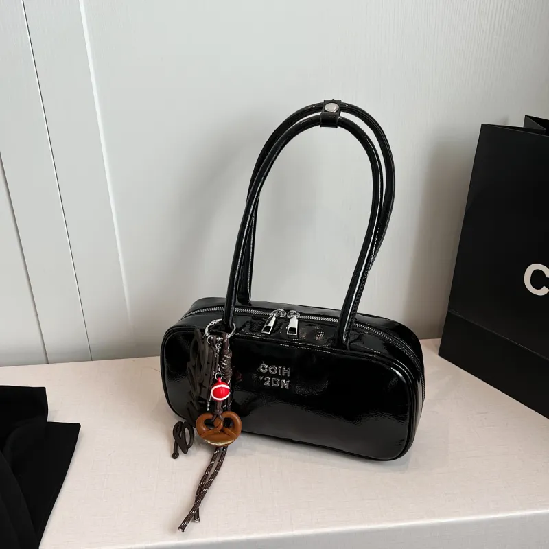 Yalu PU Handbag Shoulder Bag Regular Women's Black/Coffee/Brown-3