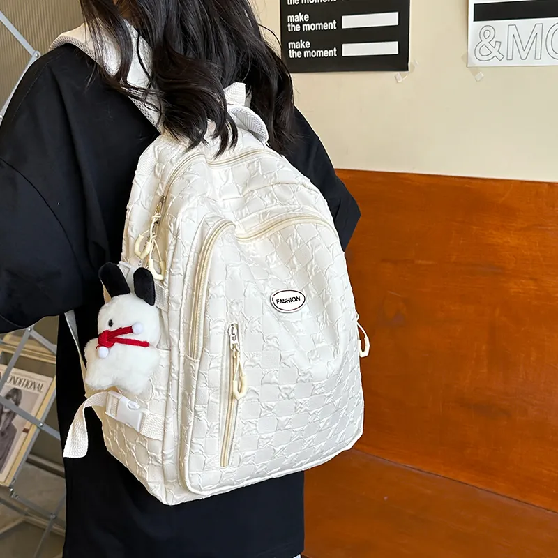 Yalu Nylon Backpack Regular Unisex Multicolor-9
