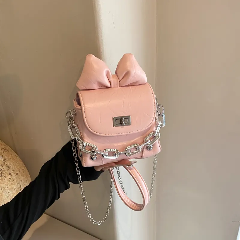 Yalu PU Crossbody Bag Handbag Shoulder Bag Regular Women's Black/Silver/Pink/White-17