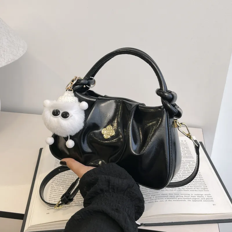 Yalu PU Handbag Regular Women's White/Brown/Black-20